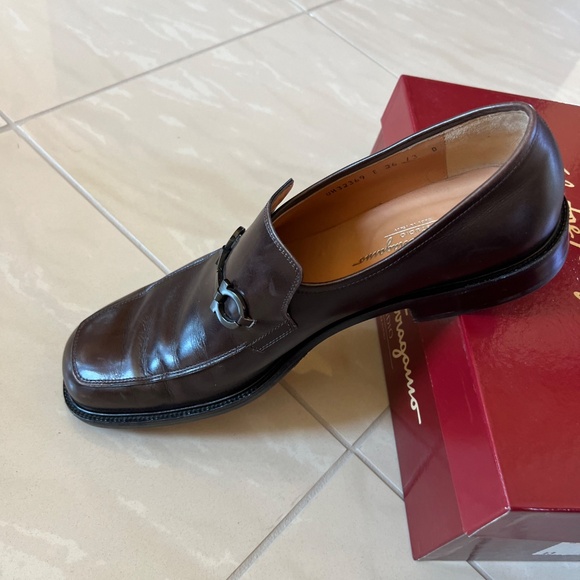 #2739 Salvatore Ferragamo Slip On Auburn Calf Caffe Trim size 13D main image 11